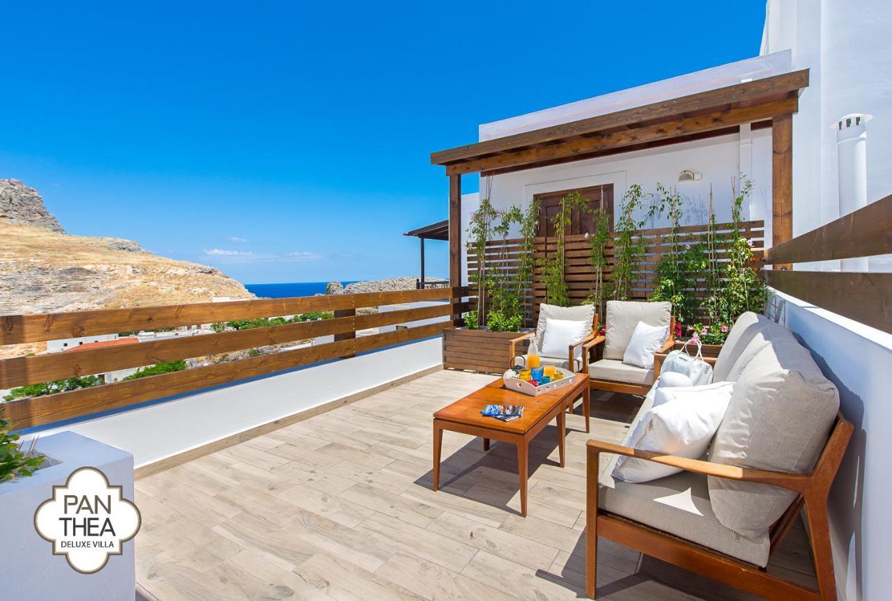 Villa Panthea Líndos Eksteriør billede