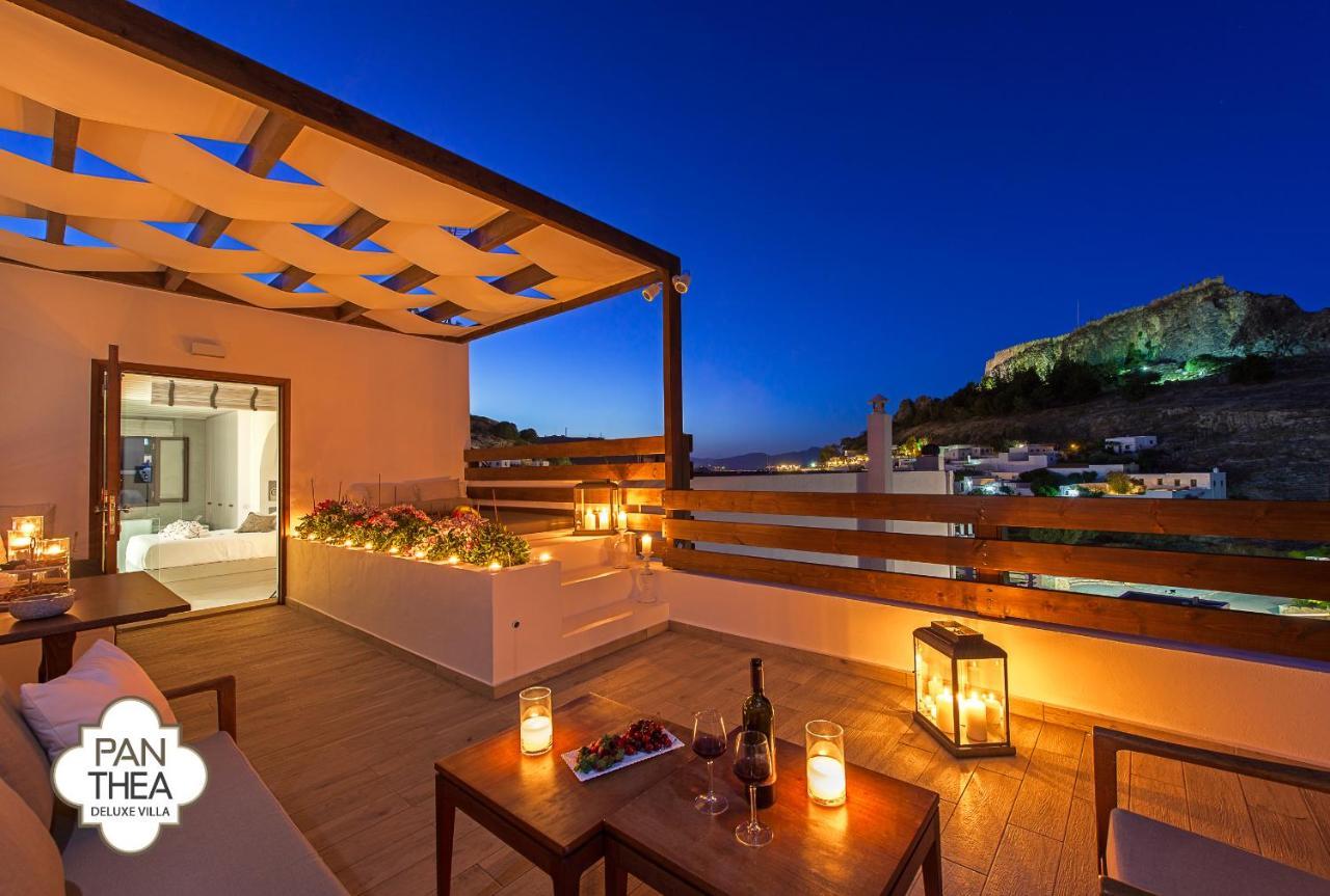 Villa Panthea Líndos Eksteriør billede